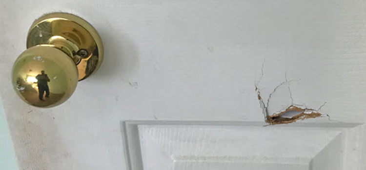 interior door hole repair North Auburn
